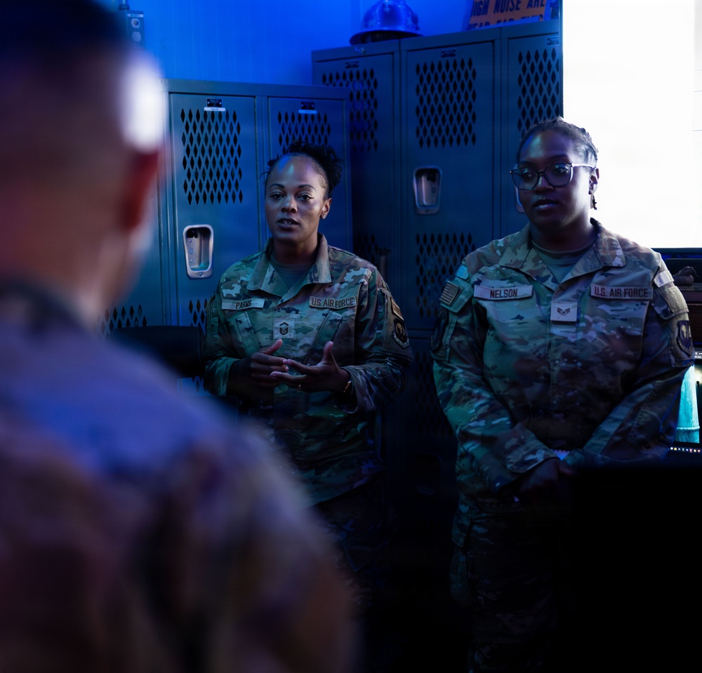 406 AEW Deputy Commander engages Airmen, strengthens bird hazard mitigation efforts across East Africa