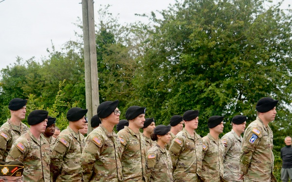 101st Airborne Division Honors D-Day Fallen at La Ferme Delaunay Memorial