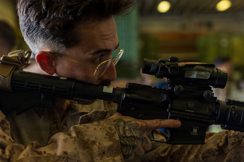 11th MEU Marines, Sailors Conduct Detainee Handling Training Aboard USS Boxer