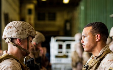 11th MEU Marines, Sailors Conduct Detainee Handling Training Aboard USS Boxer