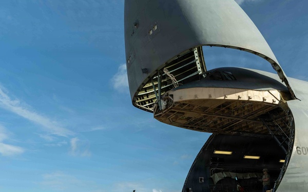 LCF-24 and 346th AEW offload cargo in Puerto Rico
