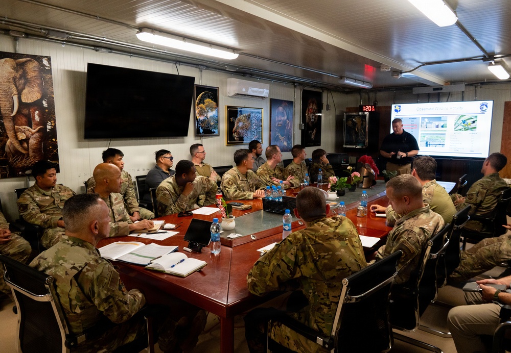 406 AEW Deputy Commander engages Airmen, strengthens bird hazard mitigation efforts across East Africa