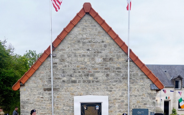 101st Airborne Division Honors D-Day Fallen at La Ferme Delaunay Memorial