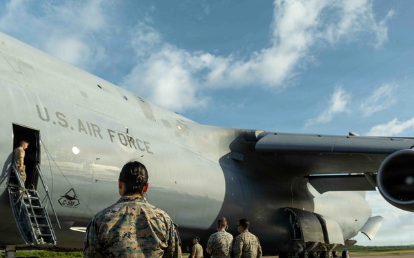 LCF-24 and 346th AEW offload cargo in Puerto Rico