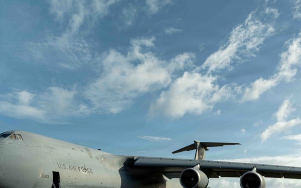 LCF-24 and 346th AEW offload cargo in Puerto Rico
