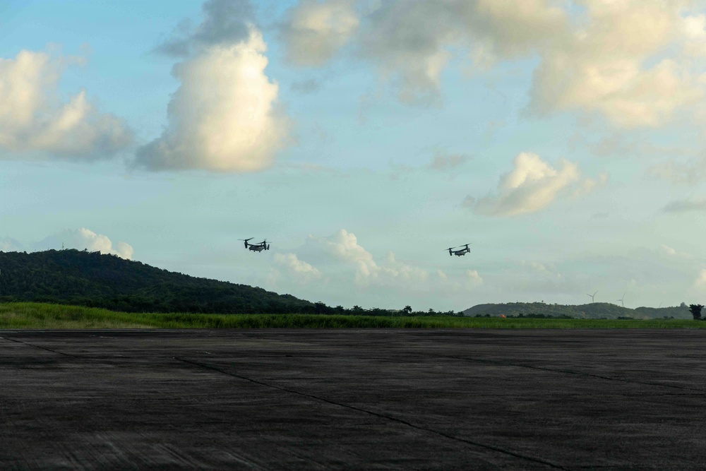 LCF-24: MV-22B Ospreys Arrive to Puerto Rico