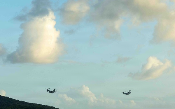 LCF-24: MV-22B Ospreys Arrive to Puerto Rico