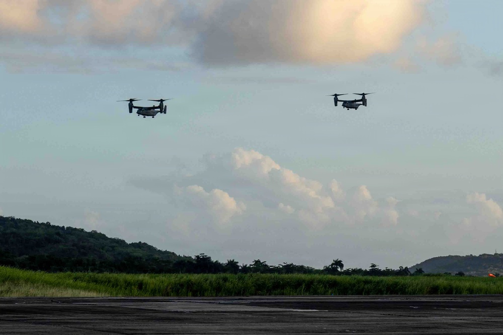 LCF-24: MV-22B Ospreys Arrive to Puerto Rico