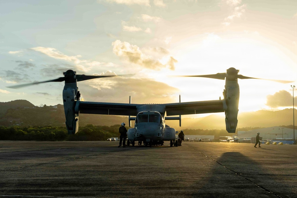 LCF-24: MV-22B Ospreys Arrive to Puerto Rico