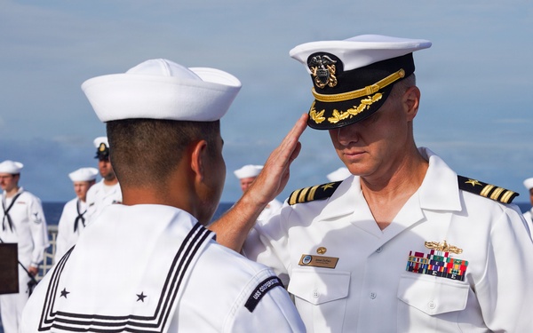 USS Cooperstown Holds a Burial at Sea Ceremony