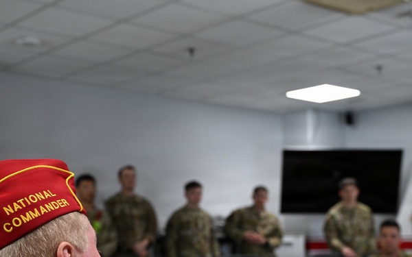 American Legion National Commander experiences 31 FW mission