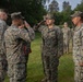 U.S. Marines receive promotions in Sweden