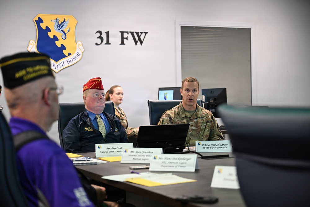 American Legion National Commander experiences 31 FW mission