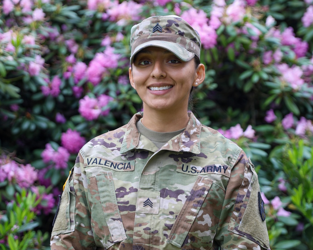 May 2026 Noncommissioned Officer Inductee Sgt. Breanna Valencia