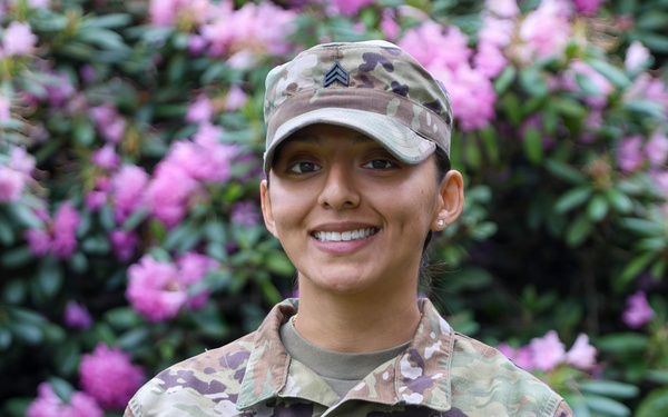 May 2026 Noncommissioned Officer Inductee Sgt. Breanna Valencia