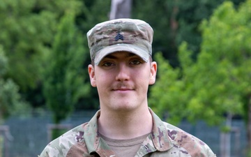 May 2026 Noncommissioned Officers Inductee Sgt. Elijah Campbell
