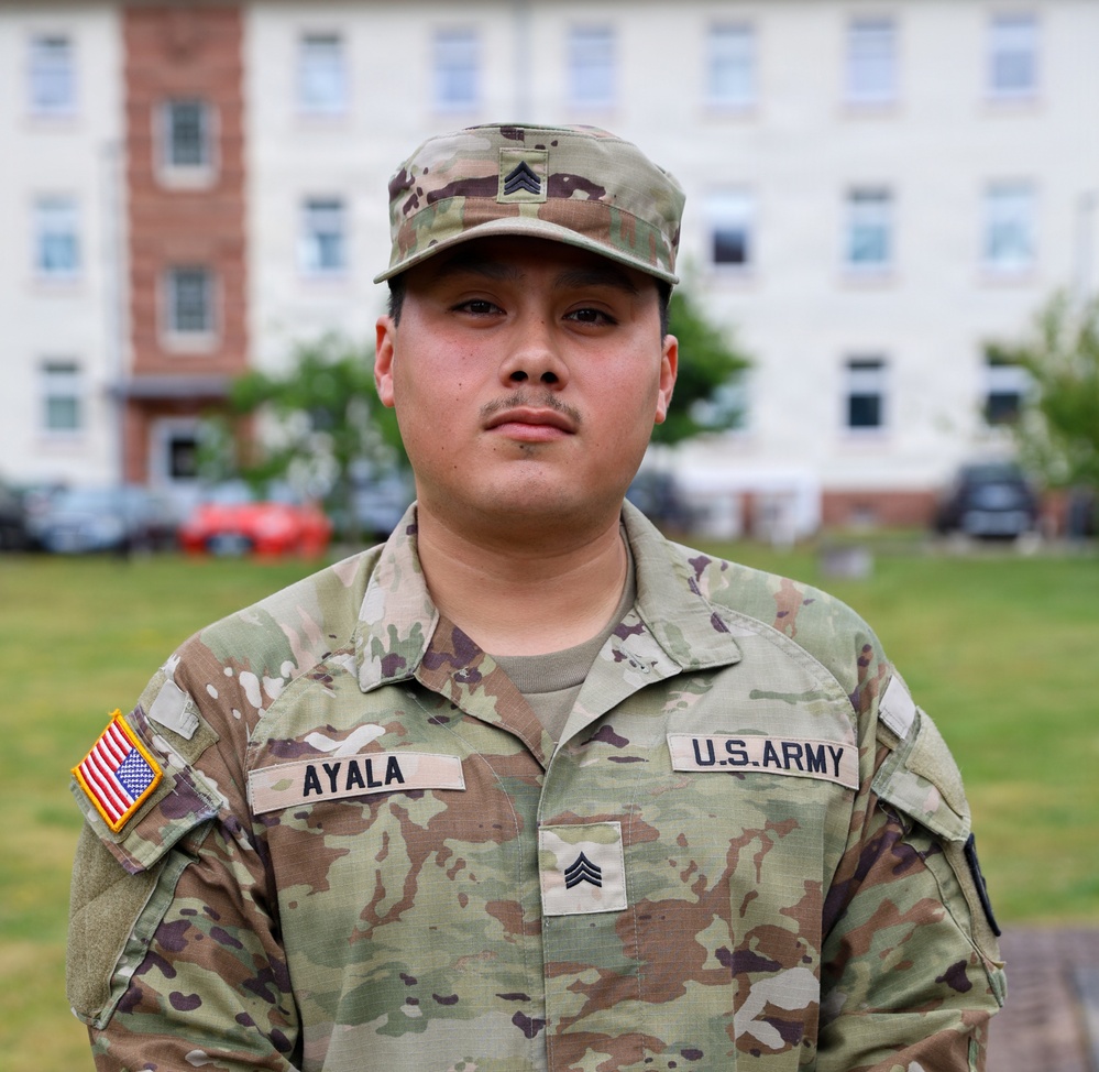 May 2026 Noncommissioned Officers Corp Inductee Sgt. Oscar Ayala
