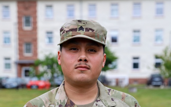 May 2026 Noncommissioned Officers Corp Inductee Sgt. Oscar Ayala
