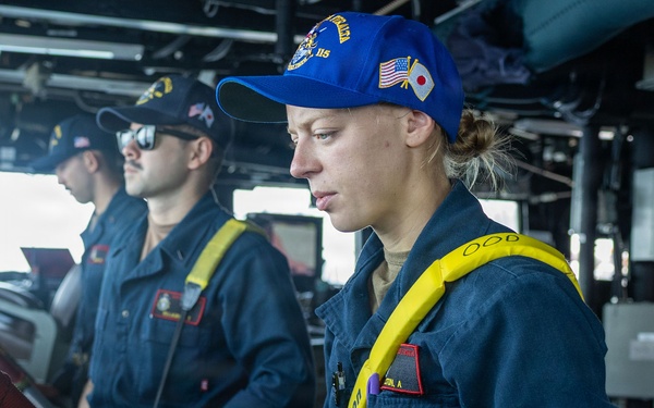USS Rafael Peralta Patrols Arabian Sea