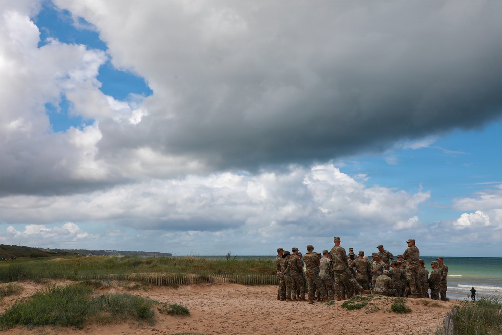 Big Red One Soldiers Retrace the Path of D-Day During Normandy Staff Ride