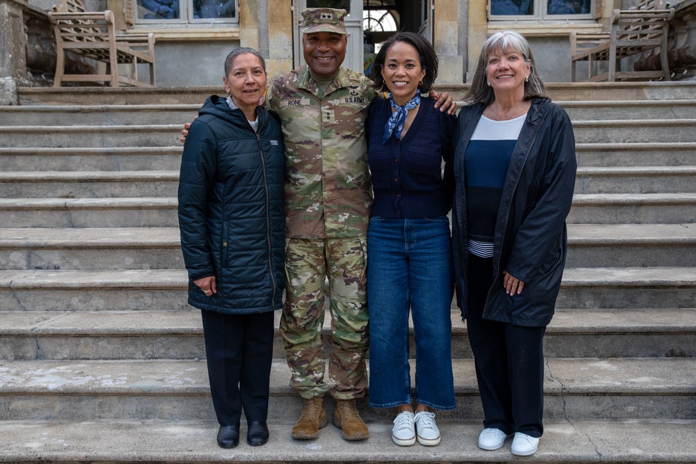 1st Infantry Division Soldiers Visit Normandy Institute Ahead of D-Day Commemoration