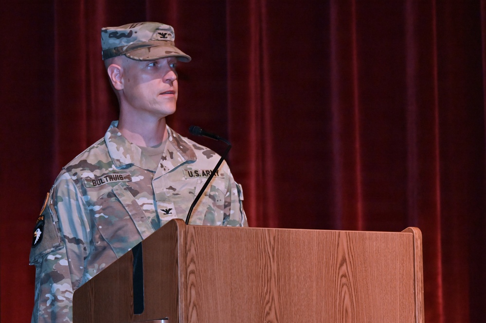 410th Contracting Brigade activation ceremony for the Theater Contracting Center – Americas