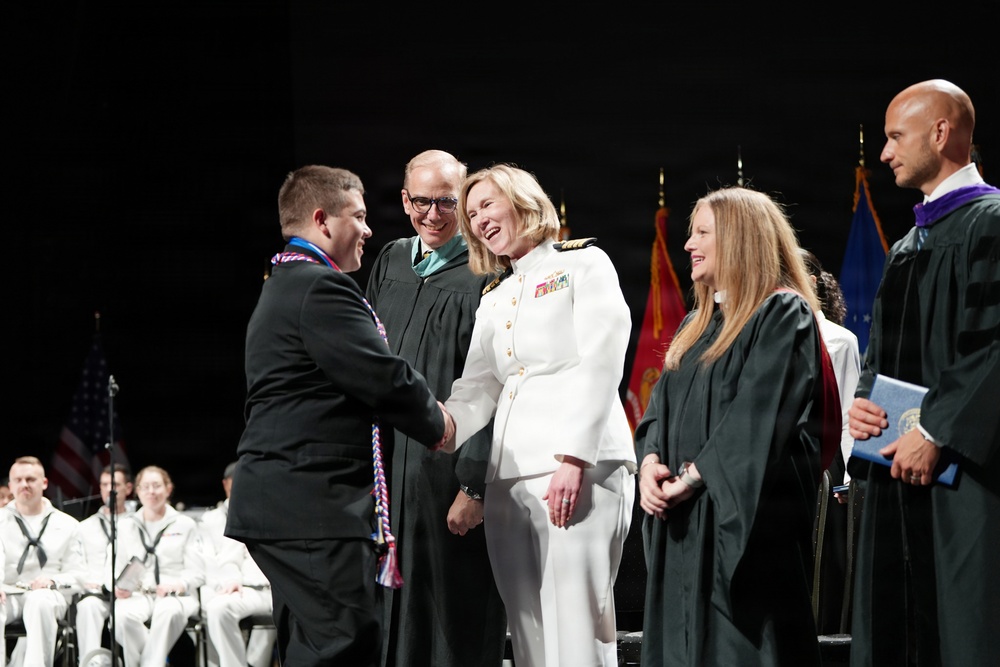 Underway on Purpose: Rickover Naval Academy’s Class of 2026 graduates with $11 million in scholarships, military commitments and a charge to lead