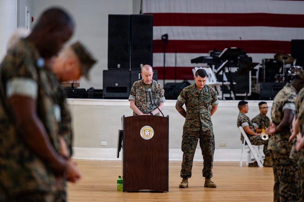 Weapons and Field Training Battalion Change of Command