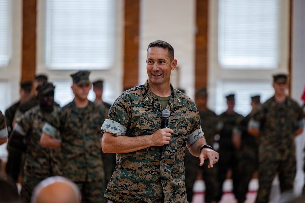 Weapons and Field Training Battalion Change of Command