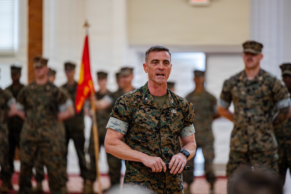 Weapons and Field Training Battalion Change of Command