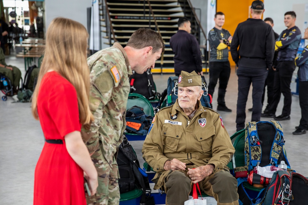 Retired Army CPT Jack Wingate D-Day 82 Jump