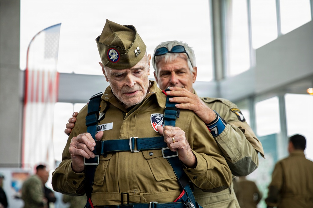Retired Army CPT Jack Wingate D-Day 82 Jump
