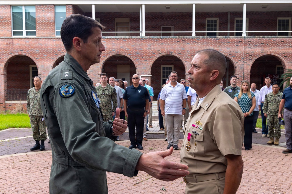 NETC Holds Retirement Ceremony Honoring 40 Years of Service