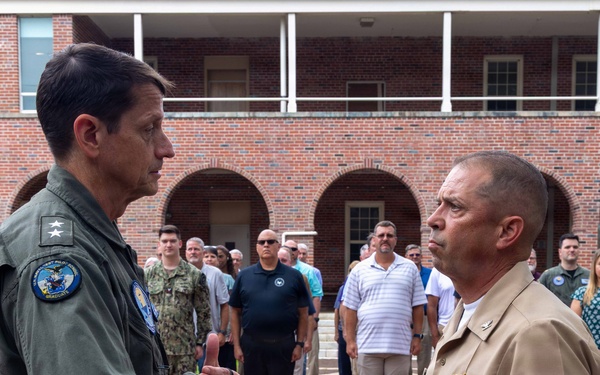 NETC Holds Retirement Ceremony Honoring 40 Years of Service
