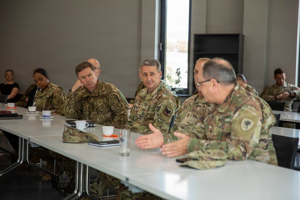 Chief of the National Guard Bureau visits Military Base Ādaži
