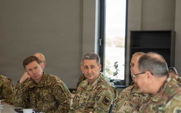 Chief of the National Guard Bureau visits Military Base Ādaži
