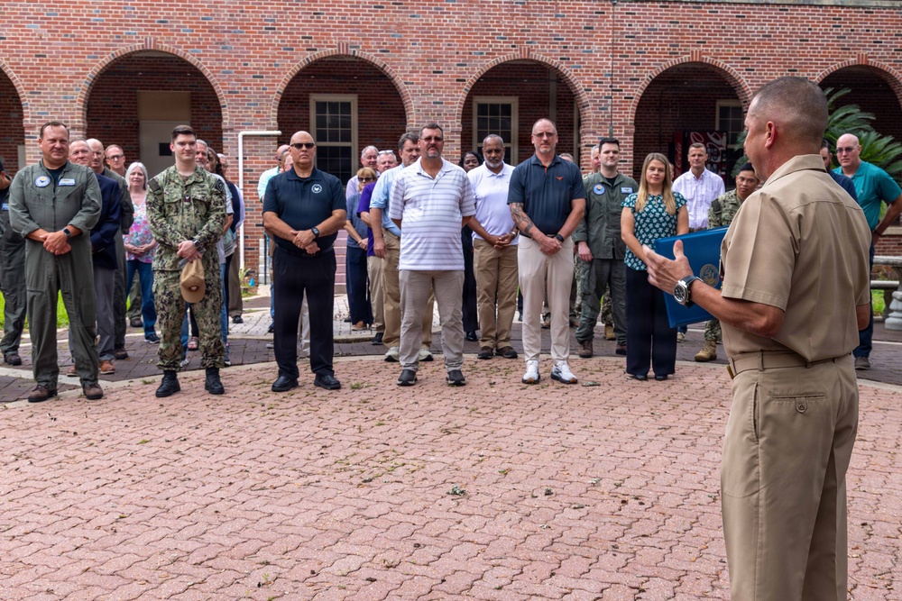 NETC Holds Retirement Ceremony Honoring 40 Years of Service