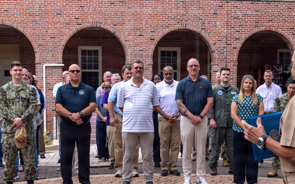 NETC Holds Retirement Ceremony Honoring 40 Years of Service