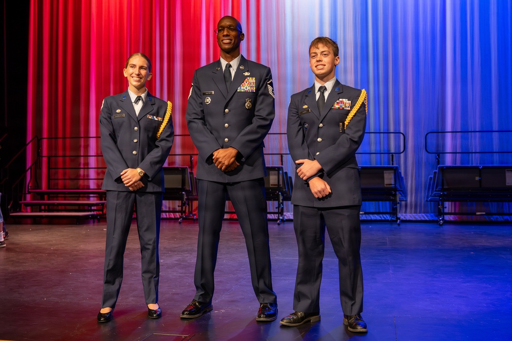 Junior ROTC cadets pinned to lead, cleared to soar