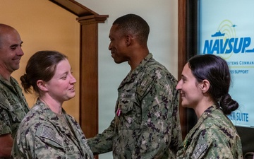NAVSUP WSS Holds Promotion, Awards Ceremony