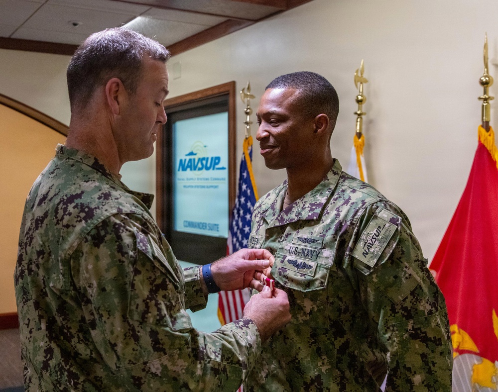 NAVSUP WSS Holds Promotion, Awards Ceremony