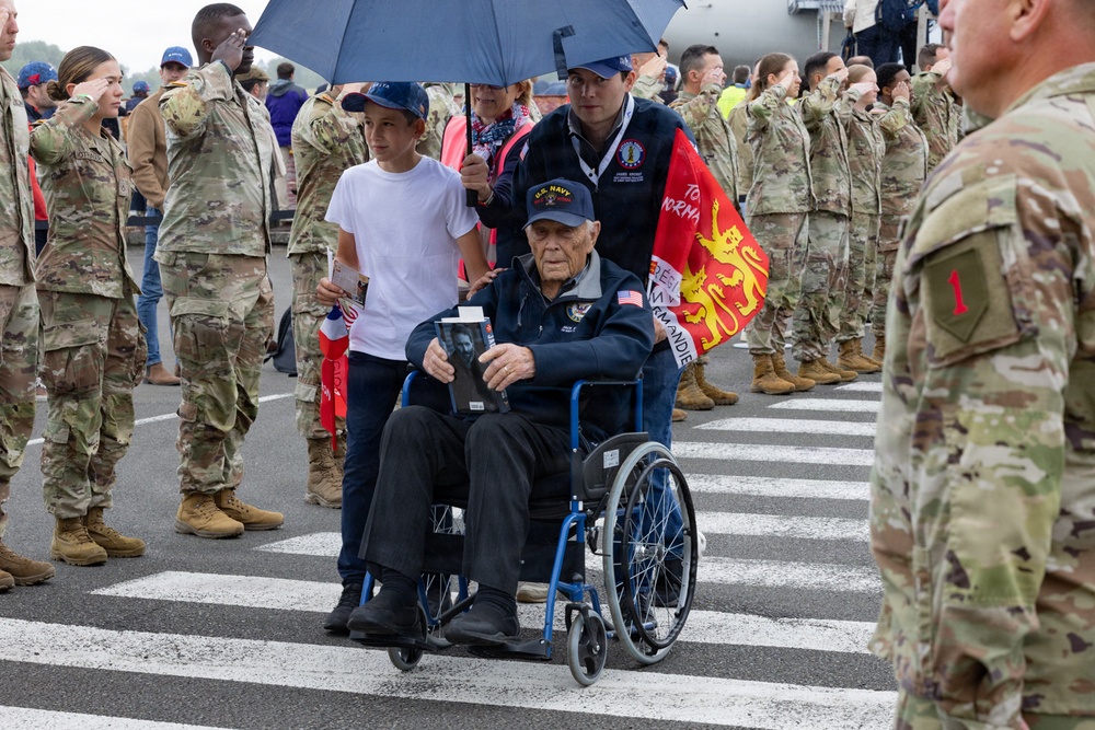 WWII Veterans arrive in Normandy for D-Day 82 Commemorations