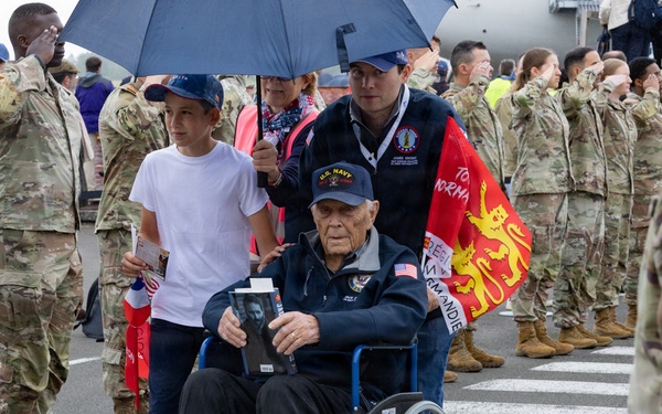 WWII Veterans arrive in Normandy for D-Day 82 Commemorations