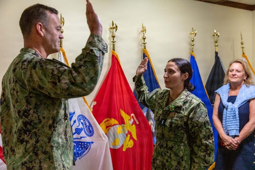 NAVSUP WSS Holds Promotion, Awards Ceremony