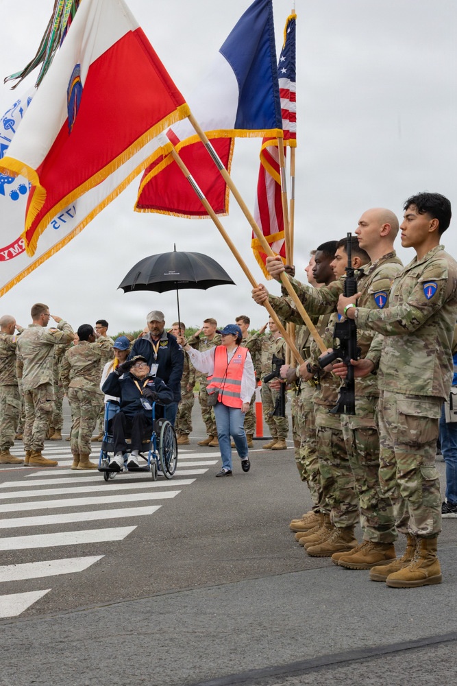 WWII Veterans arrive in Normandy for D-Day 82 Commemorations