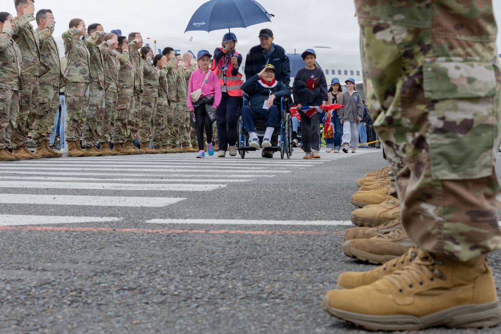 WWII Veterans arrive in Normandy for D-Day 82 Commemorations