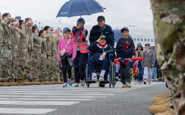 WWII Veterans arrive in Normandy for D-Day 82 Commemorations
