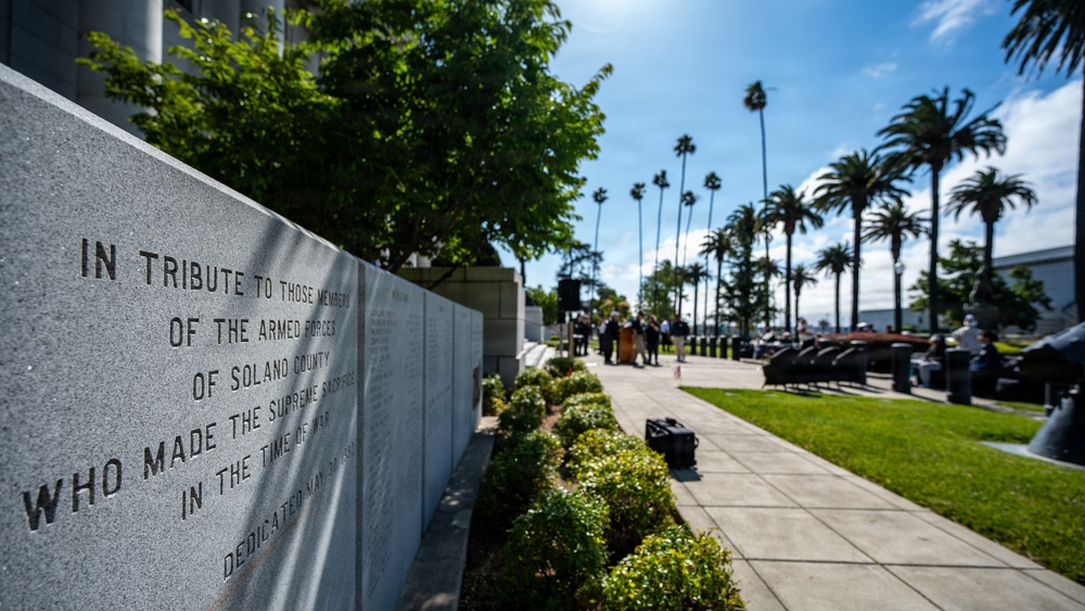 Travis leadership attends Memorial Day event