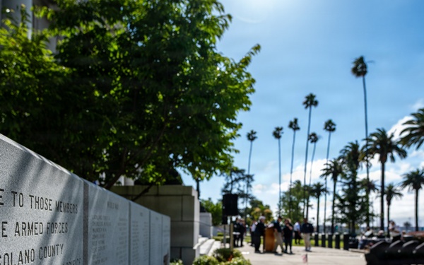 Travis leadership attends Memorial Day event
