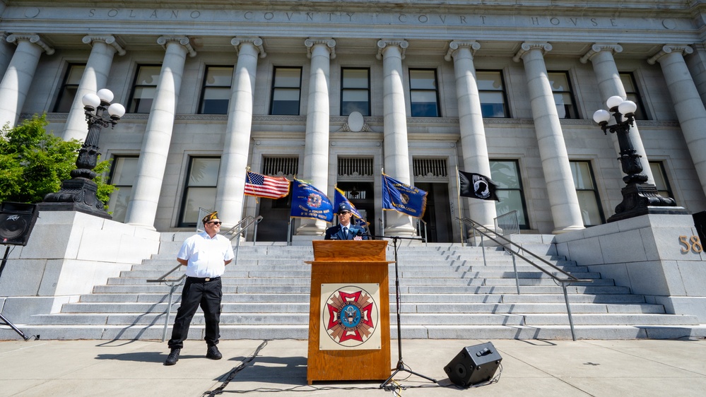 Travis leadership attends Memorial Day event